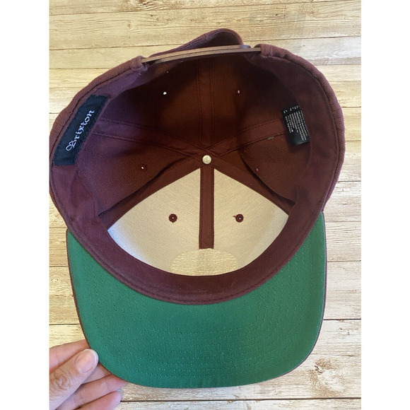 Brixton Hat Mens OSFM Maroon Trade Mark Supply Adjustable - Picture 6 of 10